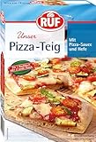 RUF veganer Pizza-Teig, Grundmischung für einen Hefe-Teig, Mischung für eine...