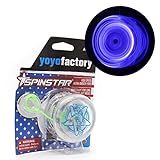 YoyoFactory SPINSTAR LED Yo-yo - BLAU (Leuchtendes JoJo, Ideal für Anfänger,...