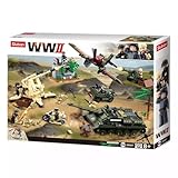 Sluban Klemmbausteine KlemmbausteineSL95568, WWII - Kampf um Kursk [M38-B0697],...