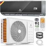 KESSER® Klimaanlage SET Split - mit WiFi/App Funktion Klimagerät - Kühlen...