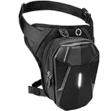 ISEYOU Beintasche Motorrad, Oberschenkeltasche für Herren Damen, Leg Bag mit...