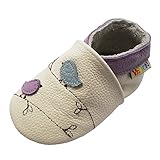 YALION Premium Weich Leder Babyschuhe Krabbelschuhe Lauflernschuhe Hausschuhe...