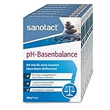 sanotact pH-Basenbalance Pulver (6 x 200g) • Für Säure Basen Balance mit...