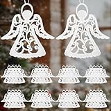 Engel Anhänger, 24 Stück Engel Weihnachtsanhänger, Weihnachtsbaum Weihnachten...