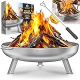 KESSER® Feuerschale 2,5mm Stahldicke | Feuerkorb Ø60cm legierter Stahl |...