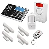 Olympia Protect 9061 Funk-Alarmanlage Super Set GSM Smat mit App Kabellos...