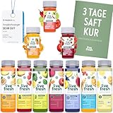 LiveFresh Saftkur 3 Tage | 21 Säfte (250ml) & 9 Shots (60ml) kaltgepresst &...