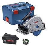 Bosch Professional BITURBO Akku Tauchkreissäge GKT 18V-52 GC (voreinstellbare...