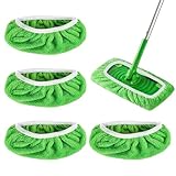 4 Stück Ersatz Wischbezüge für Swiffer Bodenwischer, Wiederverwendbare...