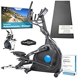 Skandika Crosstrainer CardioCross Carbon Champ Ellipsentrainer mit 24,5kg...