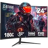 Z-Edge 24 Zoll Curved Gaming Monitor 180Hz 1ms MPRT, 300cd/m² Helligkeit, 16:9...