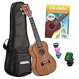 Cascha Konzert Ukulele Set Kinder Erwachsene I Ukulele Starter Kit 3 Plektren...