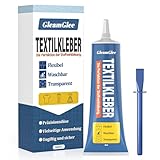 Textilkleber, Wasch- und bügelbeständig Stoffkleber Textilkleber, Permanenter...