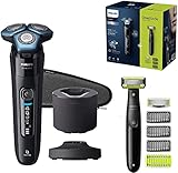 Philips S7783/78 Shaver Series 7000 Elektrischer Nass- und Trockenrasierer mit...