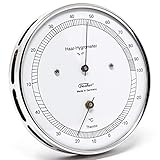 Fischer 111.01T - Haar-Hygrometer & Thermometer - 103mm...