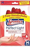 Spontex Perfect Light Haushaltshandschuhe, ideal für alle Reinigungsarbeiten,...