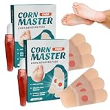 48 Stück Warzenpflaster, Hühneraugenpflaster mit Exfoliermesser, Dornwarzen...