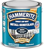 Hammerite Metallschutzlack Matt, Anthrazitgrau, 2,5L