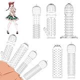 Qoosea 5 pieces Fingerhüllen Set Masturbation, Clear G-Punkt Finger Massage...