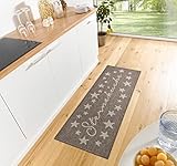 Hanse Home Cucina Küchenläufer Sterneküche – Teppichläufer mit Schriftzug...