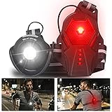 Lauflicht Lauflampe Joggen, USB Wiederaufladbare Lauflampe Brust Licht, 500...