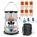 Petroleumofen für Innenräume, Höhe Einstellbar Petroleum Heizung, Tragbarer...