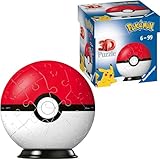 Ravensburger 3D Puzzle 11256 - Puzzle-Ball Pokémon Pokéballs - Pokéball...