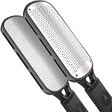 Antonki Hornhauthobel Hornhautentferner Edelstahl - Doppelseitig (Grob & Fein)...