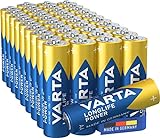 VARTA Batterien AA, 40 Stück, Longlife Power, Alkaline, 1,5V, für Spielzeug,...