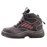 Lupos® Sicherheitsstiefel S3 LOG310 Grau Herren - Sehr Leicht, Alu-Cap,...