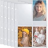 20 Pack 160 Taschen Fotohüllen DIN A4, 4-Fach Geteilt Fotosichthüllen,...