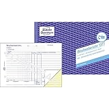 AVERY Zweckform 1311 Wochenbericht (A5 quer, mit 2 Blatt Blaupapier, von...