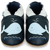 Juicy Bumbles - Weicher Leder Lauflernschuhe Krabbelschuhe Babyhausschuhe mit...