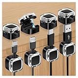 8 Stück Kabelhalter Kabelclips, Verstellbare Kabelorganizer Feder Kabelklemmen...