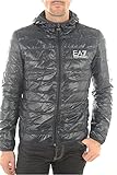 Emporio Armani Herren Train Core Down Hooded Jacket Daunenmantel, Nachtblau, L