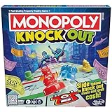 Hasbro Gaming Monopoly Knockout, Brettspiel für 2-8 Spieler, Familienspiele...