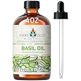EVOKE OCCU Basilikumöl 118 ml, reines Basilikum ätherisches Öl für Haut...