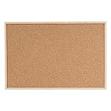 Dahle Pinnwand aus Kork (Holzrahmen, Korkplatte 7 mm stark, inkl. 6 Pinnadeln)...