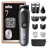 Braun All-in-One Series 7, 12-in-1 Multigroom, Barttrimmer, Nasenhaartrimmer,...