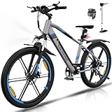 COLORWAY E Bike Herren Damen Elektrofahrräder 26 x 2,35 Zoll 250W Motor 36V...