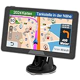 GPS Navigationsgerät für Auto 2024 - Navi 7 Zoll LKW Navigation für Auto PKW,...