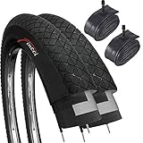 Fincci Fahrradreifen 20 Zoll - Set BMX Reifen 20 x 1.95 Zoll mit Fahrradschlauch...