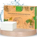 Ekologa Waschmittelblätter - Vegane, Biologisch abbaubare & Plastikfreie...