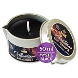 VIBRATISSIMO S/M Kerze Mystic Black 50 ml I Niedertemperatur-Kerze in schwarz I...