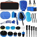 Auto Reinigungsset, 31Pcs Autopflege Set Auto Detailingbürste Auto Wäsche Set...