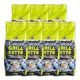 21kg Cocos Premium Grillbriketts aus Kokosschalen „Made IN Germany“ Kohle...