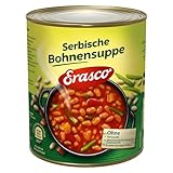 Erasco Serbische Bohnensuppe (1 x 750 ml), In rund 5 Minuten fertig – Mit viel...