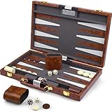 Große Backgammon-Sets für Erwachsene – Klassische Brettspiele für 2...