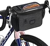 flintronic 6L Fahrradkorb vorne Tasche, Wasserdichter Fahrradkorb Tasche mit...