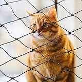 Parain Katzennetz für Balkon Fenster Drahtverstärkt Katzenschutznetz Robustes...